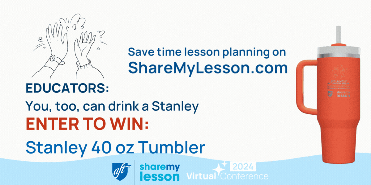 Share My Lesson Stanley Tumbler Sweepstakes