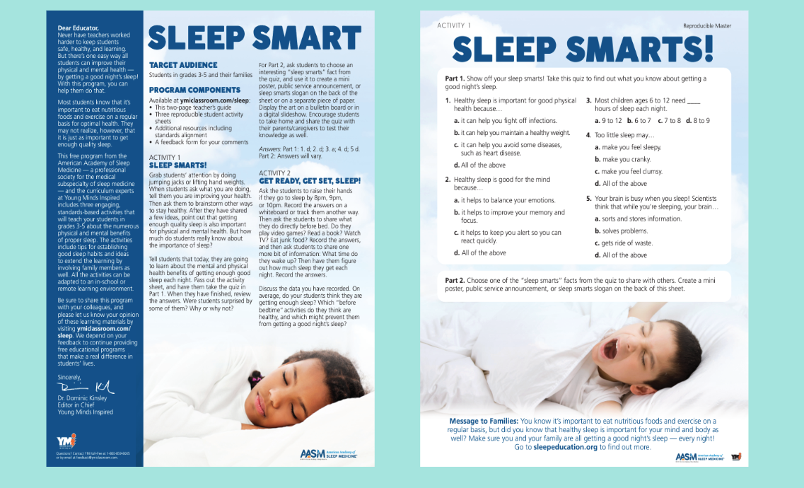 Unlock Better Learning: Introducing the Sleep Smart Inschool Program!